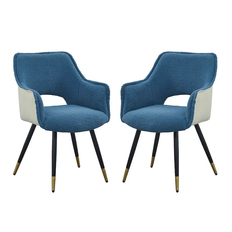 Blue Modern 23.2 Accent Chair (Set of 2)