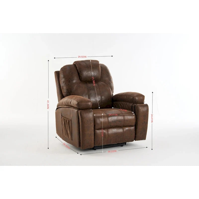 Power Lift Recliner Chair with Massage,Heat for Elderly