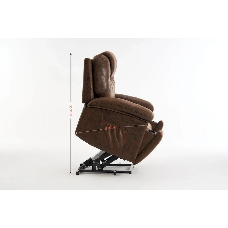 Power Lift Recliner Chair with Massage,Heat for Elderly