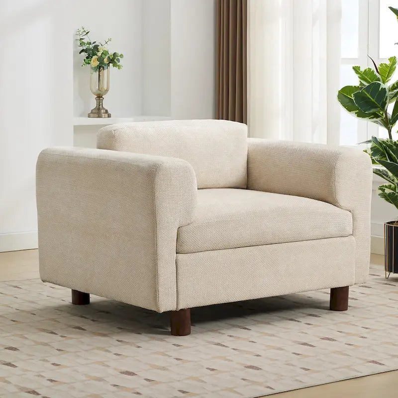 Poltrona moderna oversize, comoda e decorativa