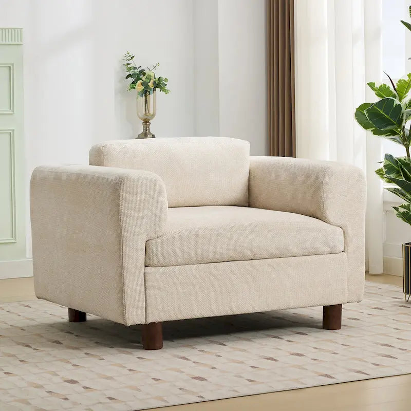 Modern Oversized Armchair Comfy Accent Chair