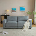Modern Upholstery Sofa Loveseat with Square Arms