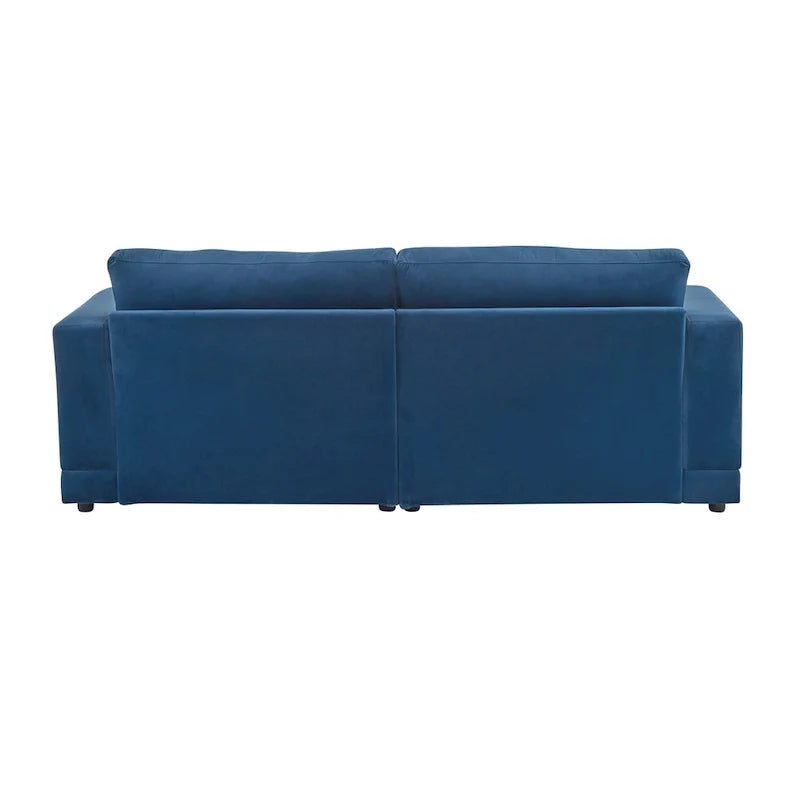 Modern Upholstery Sofa Loveseat with Square Arms