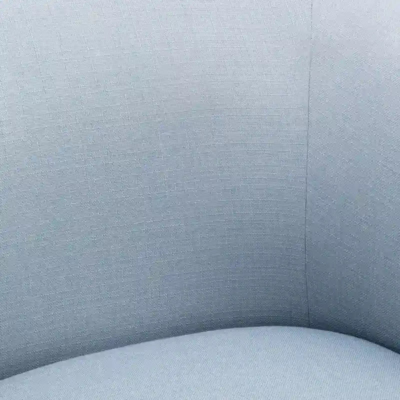 Skirted Fabric Swivel Accent Chair