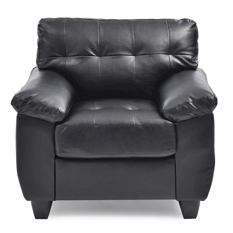 Poltrona in similpelle dallo stile contemporaneo