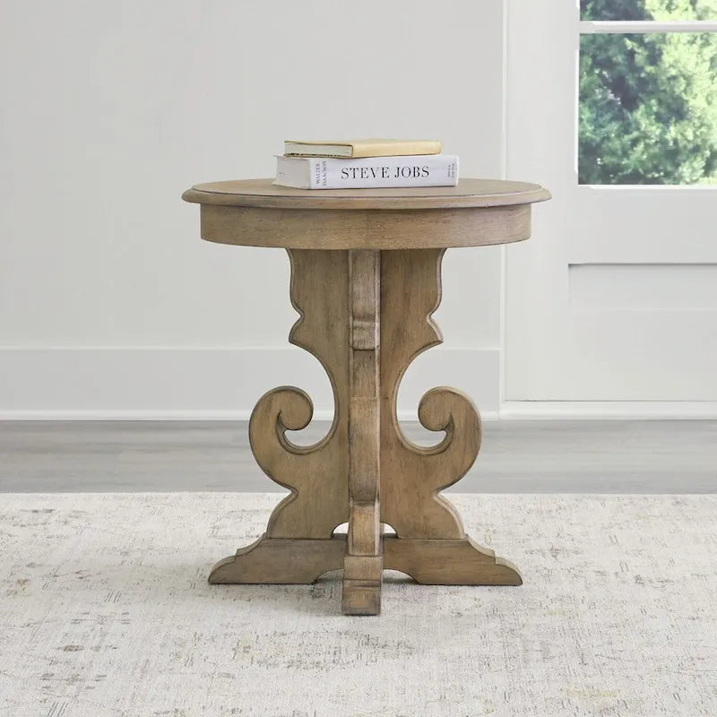 Round End Table - 2 Finish Options