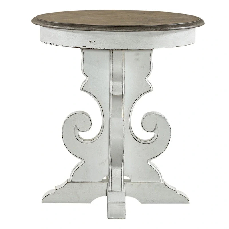 Round End Table - 2 Finish Options