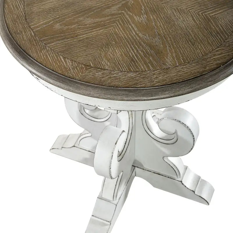Round End Table - 2 Finish Options