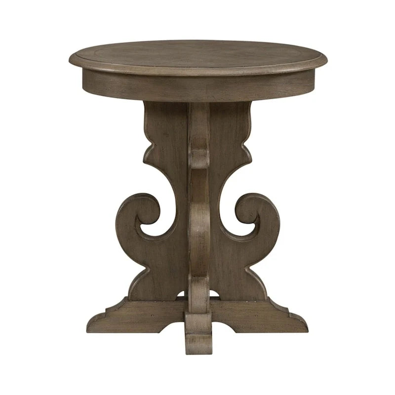 Round End Table - 2 Finish Options