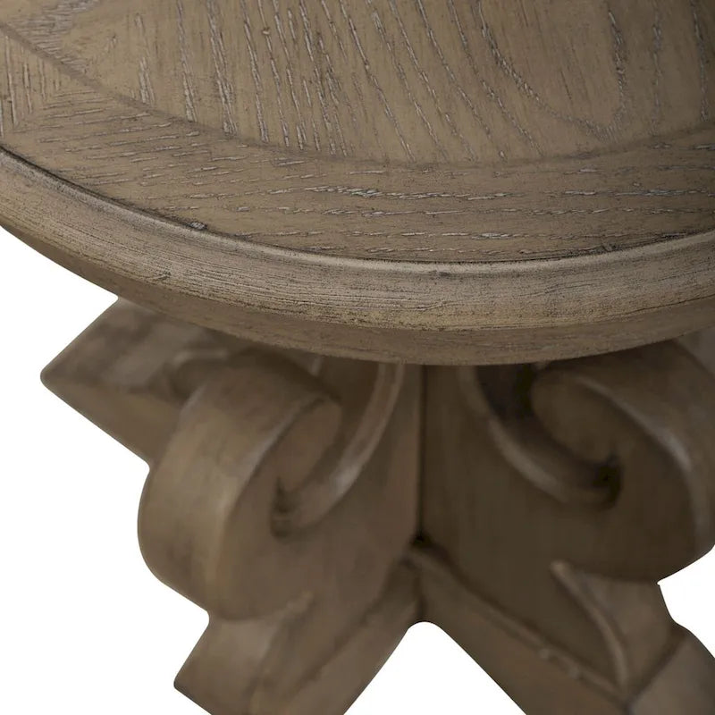 Round End Table - 2 Finish Options
