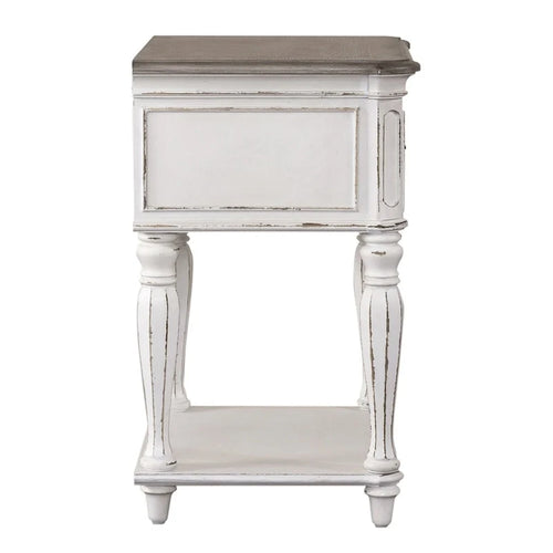 Magnolia Manor Antique White Leg Night Stand