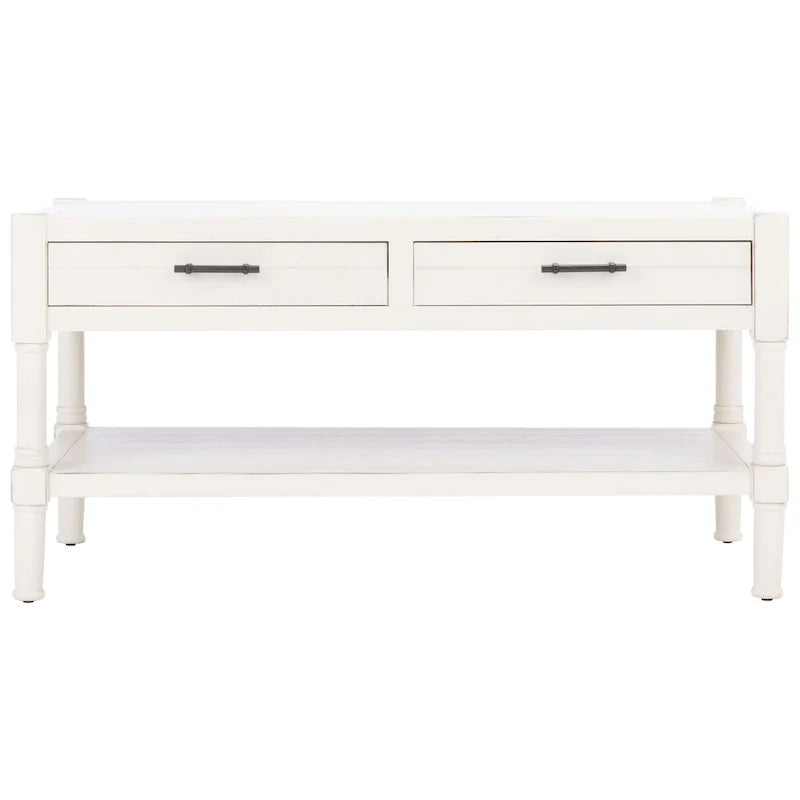 2-Drawer Bottom Shelf Coffee Table