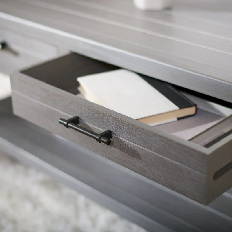 2-Drawer Bottom Shelf Coffee Table