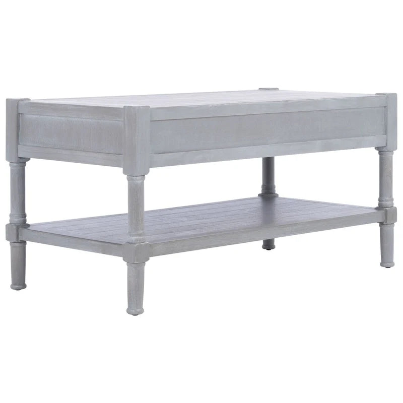 2-Drawer Bottom Shelf Coffee Table