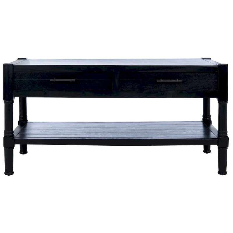 2-Drawer Bottom Shelf Coffee Table