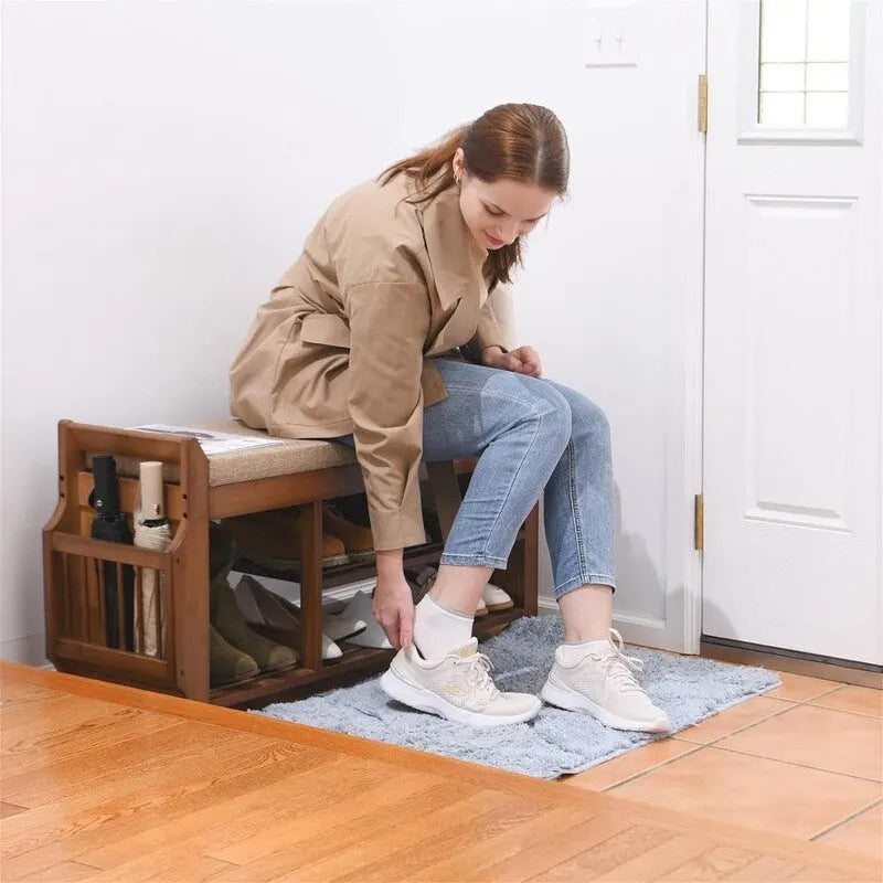Ławka na buty z 2 poziomami