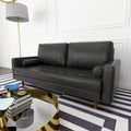Faux Leather Sofa